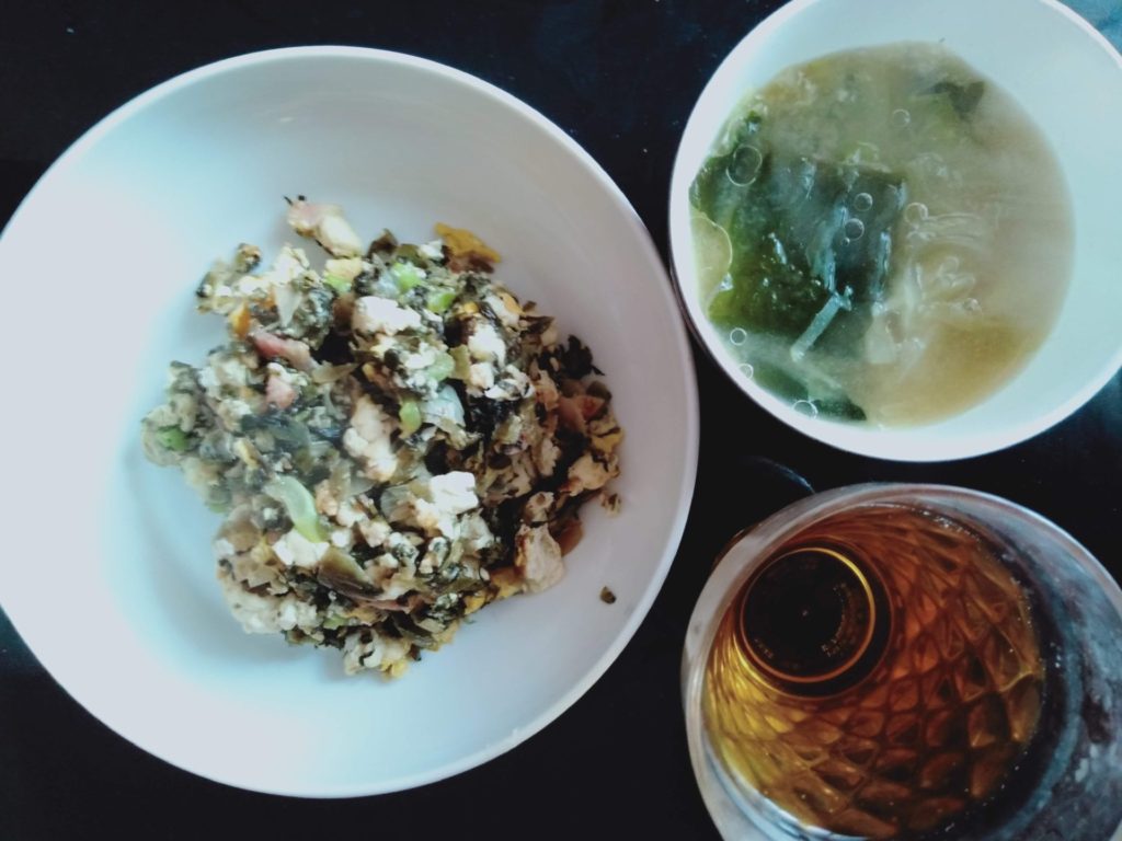 豆腐ライス高菜チャーハン